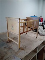 Whitney Brothers wooden small crib