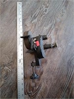 Antique hand bench grinder