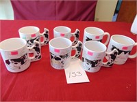 7 Ceramix Cow Coffee Mugs