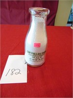 Gwynllan Farm Golden Guernsey Milk & Cream Bottle