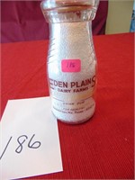 Eden Plains Diary Farms, M W Showalter Bottle
