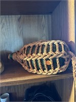 Nautical Bottle Wrapped with Rope