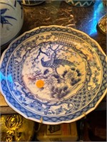 Blue and White East Asian Plate