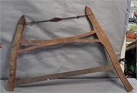 Vintage Wood Buck Cross Cut Bow Harp Saw