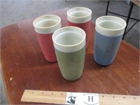 Four Sunfrost Therm-o-ware Cups