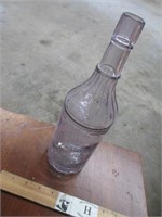 Old Purple Glass Kellerstrass Distilling Bottle