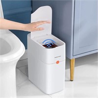 Touchless Bathroom Trash Can with Lid 3.5 Gallon