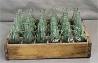 Coke Bottles & Wood Crate