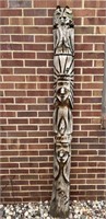 Tiki Wood Carved Statue