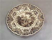 Gothic Beauties TL& Co Transferware Plate