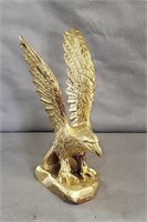 Golden Carved Wooden Eagle