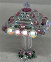 Swarovski crystal Tiffany style lamp