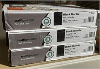 (TT) TrafficMaster Peel and Stick Black Marble 12