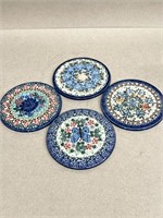 Polish pottery coasters