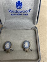 Wedgewood cameo earrings