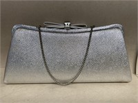 Woman’s silver evening bag 1960s purse