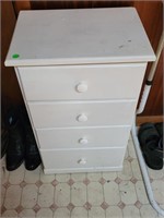Small 4 Drawer Night Stand Dresser (1st bedroom)
