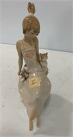 LLADRO Girl with Cats Figurine