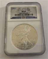 1997 American Eagle $1 MS 69