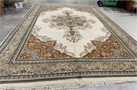 Hand Woven Wool Tabriz 12' x 18'3 Rug