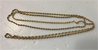 Italy .925 Sterling 53" Necklace