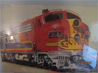 Vintage Train Poster 21X33