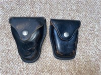 Vintage Jay Pee Leather Handcuff Cases