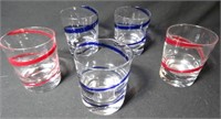 BLOWN GLASS GLASSES (A)
