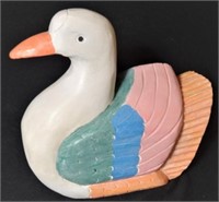WOOD CARVED DUCK