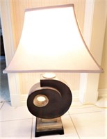 BLACK ART DECO LAMP (G)