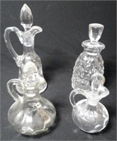GLASS DECANTERS (B)