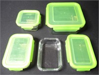 GLASS FOOD CONTAINERS