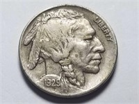 1929 S Buffalo Nickel Very High Grade