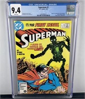 Vintage 1987 DC Superman #1 Comic Book