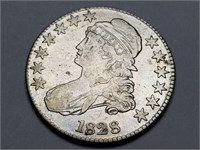 1828 Capped Bust Half Dollar High Grade