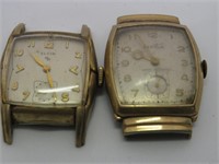 2 Vintage Watches 1-Benrus and 1-Elgin 10k rgb