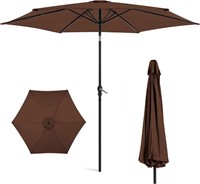 10ft Outdoor Steel Market Patio Umbrella