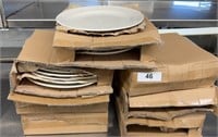 (5) Boxes Oneida 10" Dinner Plates (30pcs)