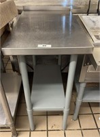 18" Stainless Steel Kitchen Prep Table