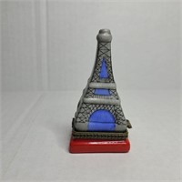 Eiffel Tower Trinket Box W Flag Of France