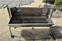 BBQ Hog Roaster with Electric Spit, 49" W