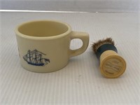 Shaving Brush and Cup