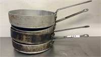 (4) Aluminum Commercial Kitchen Deep Pans