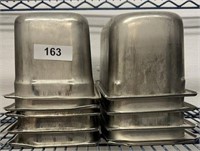 Lot (10) Stainless Steel Tray Inserts
