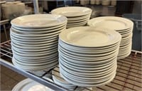 Lot (76) 9" Restaurant Plates