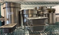 Lot of Stainless Steel Commercial Kitchen Inserts