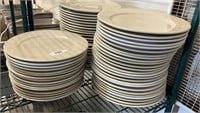 Lot (66) 12" Syscoware Dinner Plates