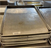 Lot (11) Aluminum Baking Trays