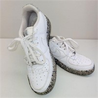NIKE Air Force 1 Low GS 'Recycled Wool' White - 7Y