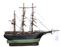 31" Vintage John F. Botman NY Wooden Ships Model